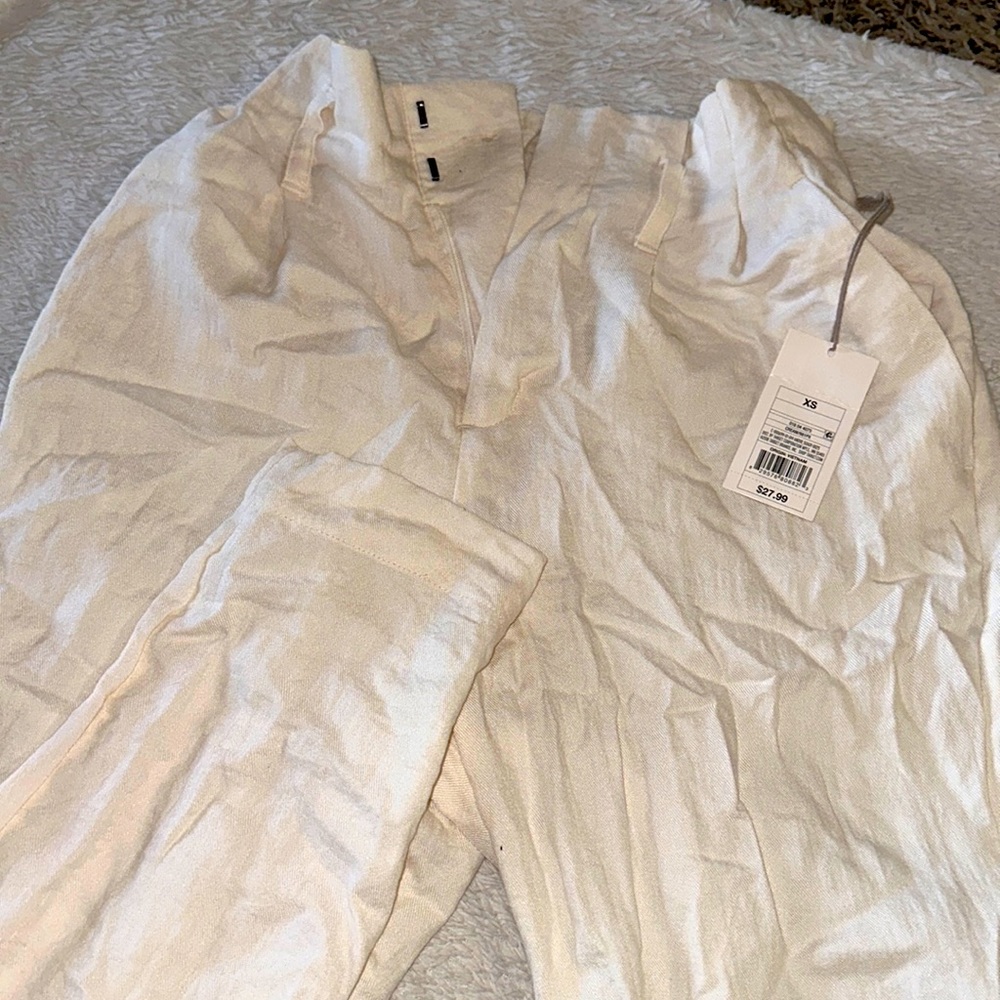 Cream Pants